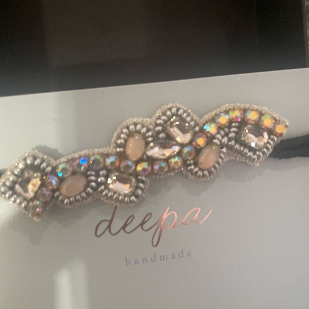 Deepa Handmade in India Beaded Hair Accessory - hair tie Multicolor